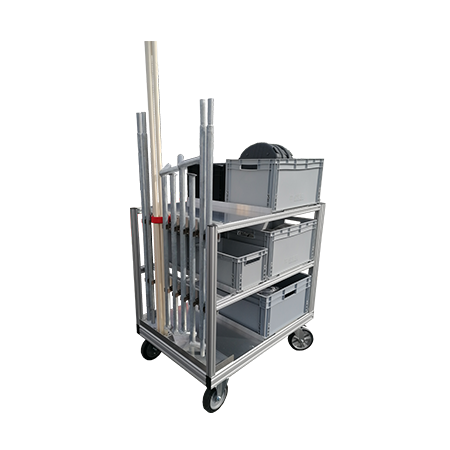 Rollcontainer Waldbrand